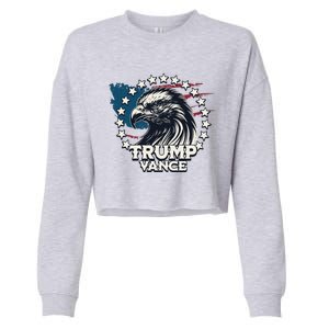 Trump Vance Victory Eagle Cropped Pullover Crew