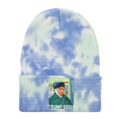 Trump Vincent Van Gogh Funny 2024 Tie Dye 12in Knit Beanie