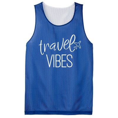 Travel Vibes Vacay Mode Wanderlust Gift Mesh Reversible Basketball Jersey Tank