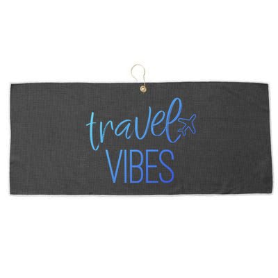 Travel Vibes Vacay Mode Wanderlust Gift Large Microfiber Waffle Golf Towel