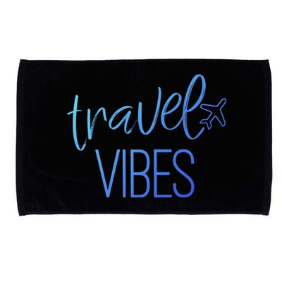 Travel Vibes Vacay Mode Wanderlust Gift Microfiber Hand Towel