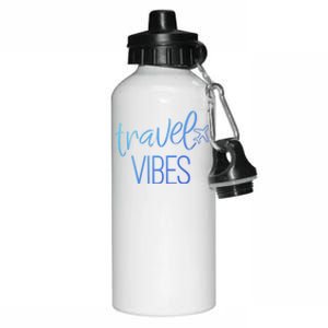 Travel Vibes Vacay Mode Wanderlust Gift Aluminum Water Bottle