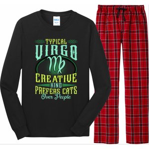 Typical Virgo Virgo Horoscope Astrology Funny Virgo Meaningful Gift Long Sleeve Pajama Set