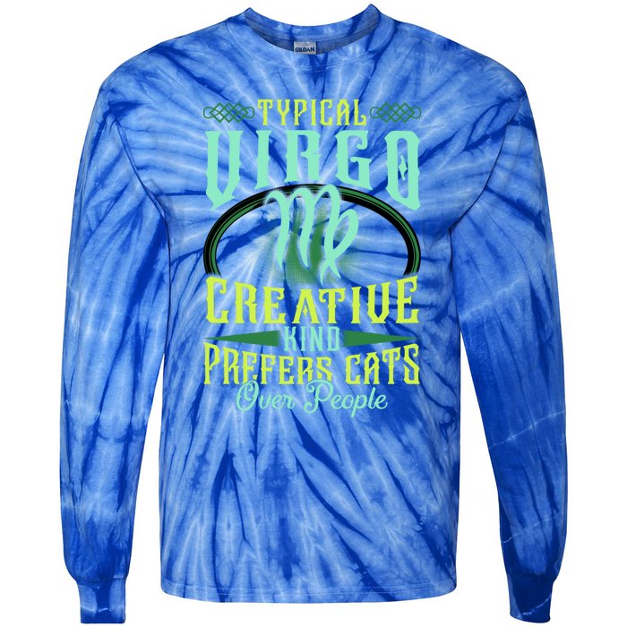 Typical Virgo Virgo Horoscope Astrology Funny Virgo Meaningful Gift Tie-Dye Long Sleeve Shirt