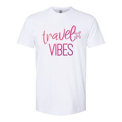 Travel Vibes Vacay Mode Wanderlust Gift Softstyle CVC T-Shirt