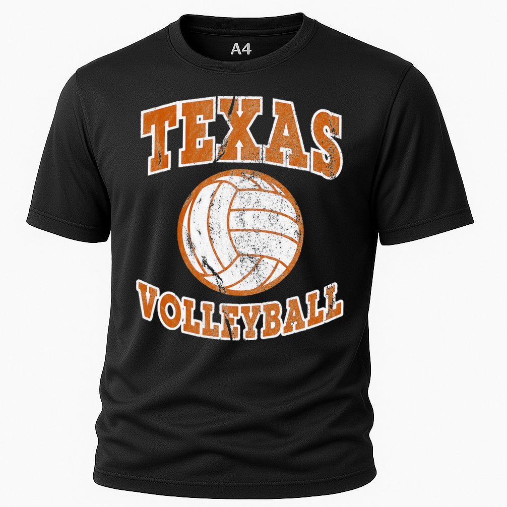 Texas Volleyball Vintage distressed  Performance Shirt