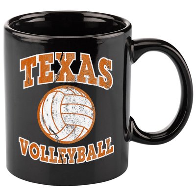 Texas Volleyball Vintage distressed  11oz C Handle Ceramic Mug