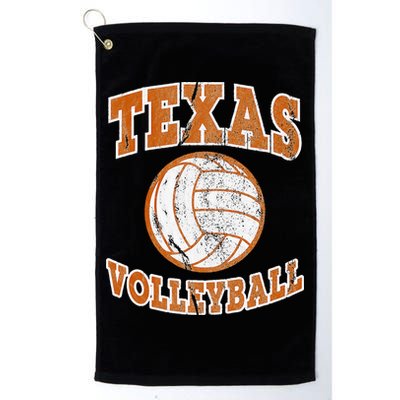 Texas Volleyball Vintage distressed  Golf Towel