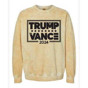 Trump Vance Voter Clothing 2024 Election Colorblast Crewneck Sweatshirt