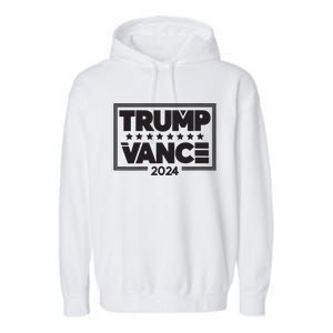 Trump Vance Voter Clothing 2024 Election Garment-Dyed Fleece Hoodie