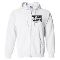 Trump Vance Voter Clothing 2024 Election Full Zip Hoodie