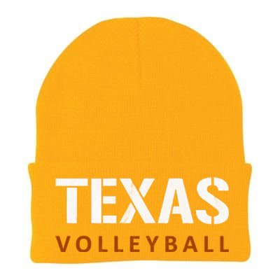 Texas Volleyball Vintage Distressed Knit Cap Winter Beanie