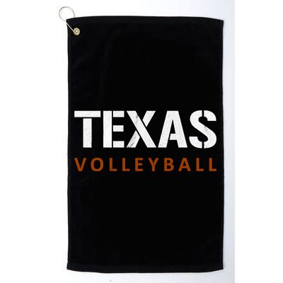 Texas Volleyball Vintage Distressed Golf Towel