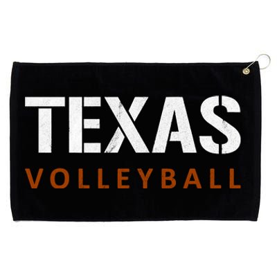 Texas Volleyball Vintage Distressed Grommeted Golf Towel