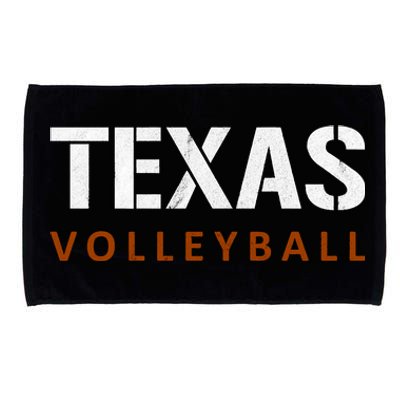 Texas Volleyball Vintage Distressed Microfiber Hand Towel