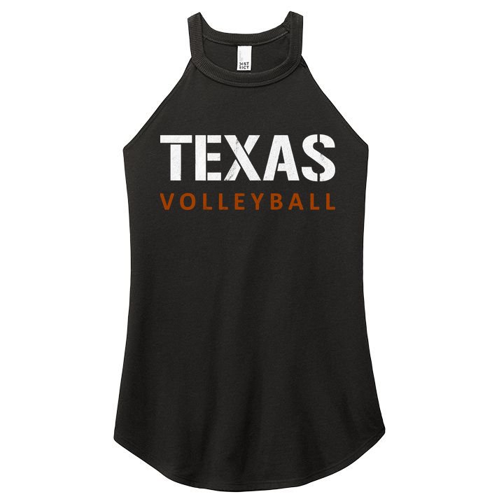 Texas Volleyball Vintage Distressed Women's Perfect Tri Rocker Tank
