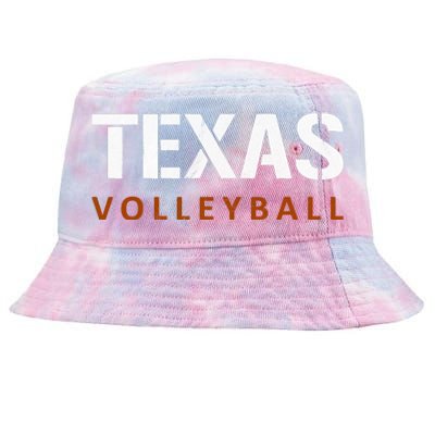 Texas Volleyball Vintage Distressed Tie-Dyed Bucket Hat