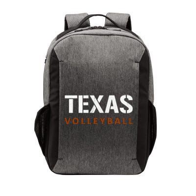 Texas Volleyball Vintage Distressed Vector Backpack