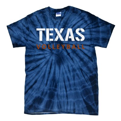 Texas Volleyball Vintage Distressed Tie-Dye T-Shirt