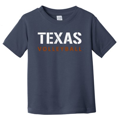 Texas Volleyball Vintage Distressed Toddler T-Shirt