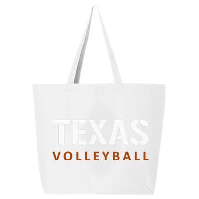 Texas Volleyball Vintage Distressed 25L Jumbo Tote