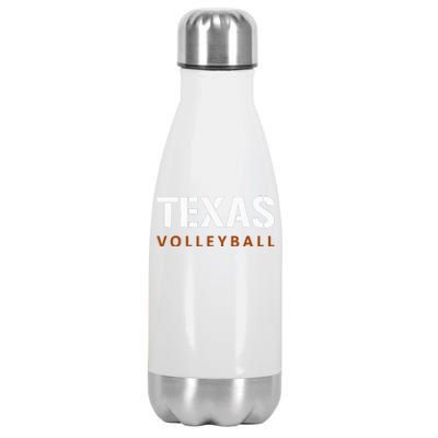 Texas Volleyball Vintage Distressed Stainless Steel Insulated Water Bottle