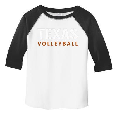 Texas Volleyball Vintage Distressed Toddler Fine Jersey T-Shirt