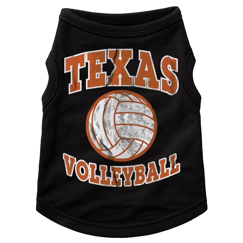 Texas Volleyball Vintage Distressed Doggie Tank