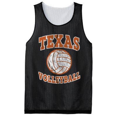 Texas Volleyball Vintage Distressed Mesh Reversible Basketball Jersey Tank