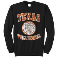 Texas Volleyball Vintage Distressed Tall Sweatshirt