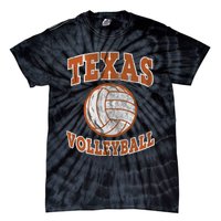 Texas Volleyball Vintage Distressed Tie-Dye T-Shirt