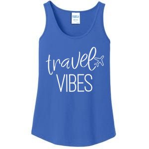 Travel Vibes Vacay Mode Wanderlust Meaningful Gift Ladies Essential Tank