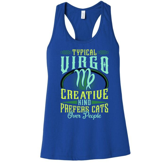 Typical Virgo Virgo Horoscope Astrology Funny Virgo Gift Women's Racerback Tank