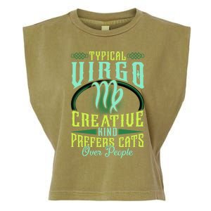 Typical Virgo Virgo Horoscope Astrology Funny Virgo Gift Garment-Dyed Women's Muscle Tee