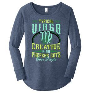 Typical Virgo Virgo Horoscope Astrology Funny Virgo Gift Women's Perfect Tri Tunic Long Sleeve Shirt