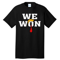 Trump Vance We Won Win Inauguration Day 2025 47th President Tall T-Shirt