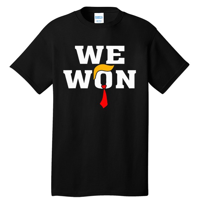 Trump Vance We Won Win Inauguration Day 2025 47th President Tall T-Shirt