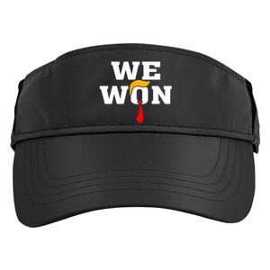 Trump Vance We Won Win Inauguration Day 2025 47th President Adult Drive Performance Visor