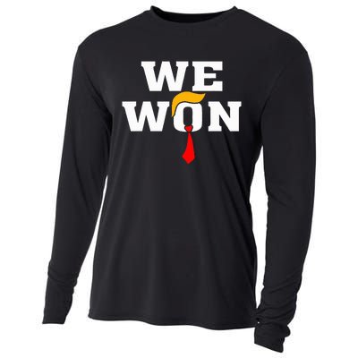 Trump Vance We Won Win Inauguration Day 2025 47th President Cooling Performance Long Sleeve Crew