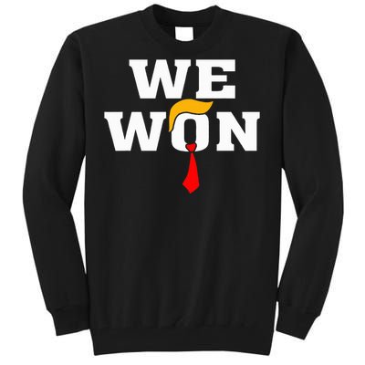 Trump Vance We Won Win Inauguration Day 2025 47th President Tall Sweatshirt