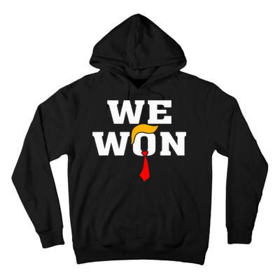 Trump Vance We Won Win Inauguration Day 2025 47th President Tall Hoodie