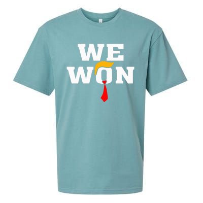 Trump Vance We Won Win Inauguration Day 2025 47th President Sueded Cloud Jersey T-Shirt