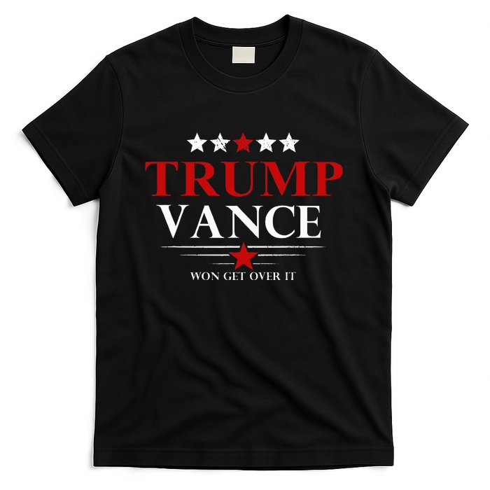 Trump Vance Won Get Over It President Inauguration Day 2025 T-Shirt