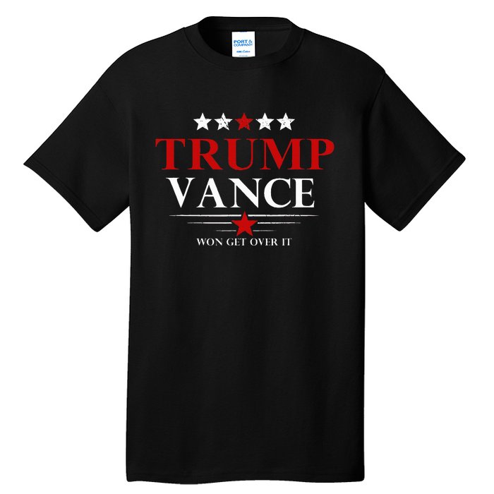 Trump Vance Won Get Over It President Inauguration Day 2025 Tall T-Shirt