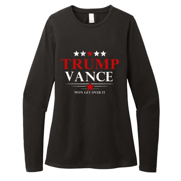 Trump Vance Won Get Over It President Inauguration Day 2025 Womens CVC Long Sleeve Shirt