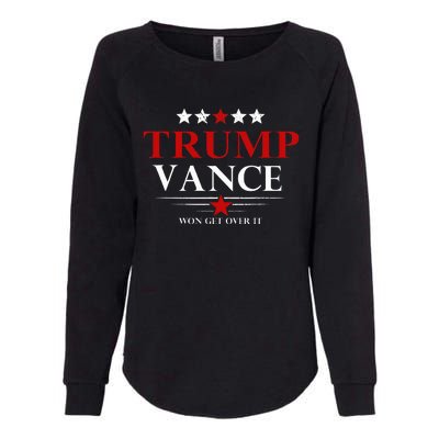 Trump Vance Won Get Over It President Inauguration Day 2025 Womens California Wash Sweatshirt