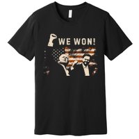 Trump Vance We Won Win Inauguration Day 2025 47th President Premium T-Shirt