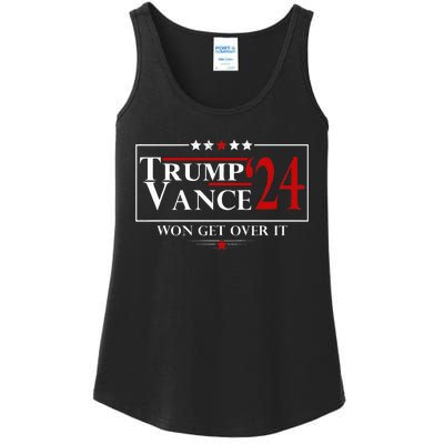 Trump Vance Won Get Over It President Inauguration Day 2025 Ladies Essential Tank