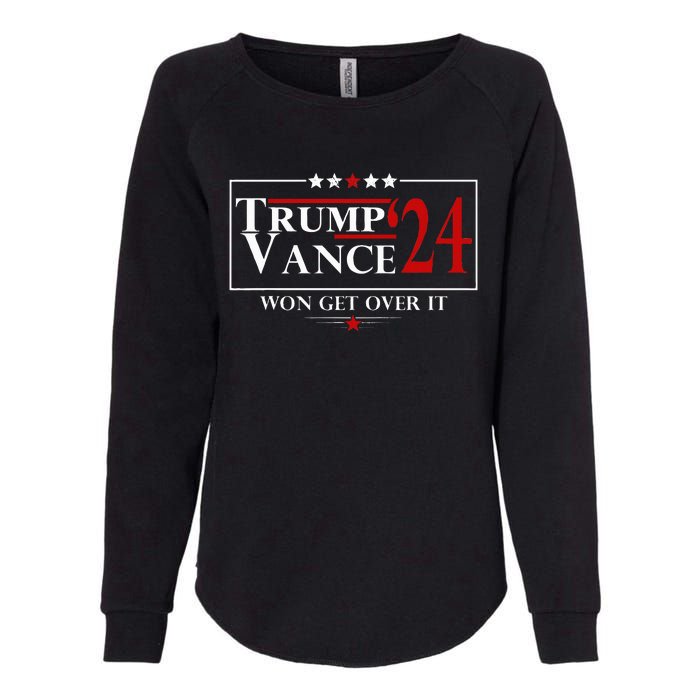 Trump Vance Won Get Over It President Inauguration Day 2025 Womens California Wash Sweatshirt