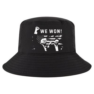 Trump Vance We Won Win Inauguration Day 2025 47th President Cool Comfort Performance Bucket Hat